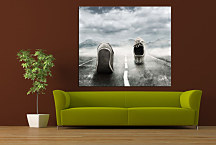 Obraz na stenu - Neviditeľný bežec zs24283