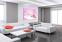 Obrazy pre dievčatá - Ružové nebo zs24299