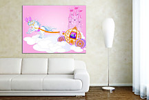 Obrazy pre dievčatá - Ružové nebo zs24299