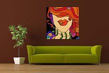 Obraz žena s vlasmi zs24310
