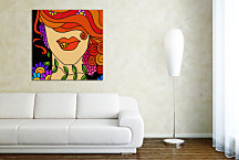 Obraz žena s vlasmi zs24310