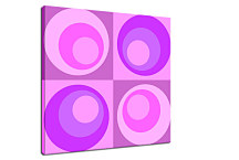 Retro Obraz Fialový zs24311