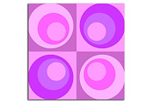 Retro Obraz Fialový zs24311