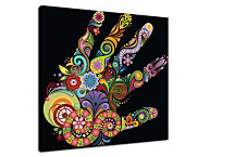 Retro Obraz Dlaň zs24317