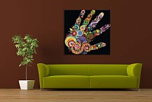 Retro Obraz Dlaň zs24317