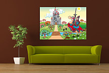 Obrazy pre chlapcov - Rytier a Hrad zs24337