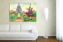 Obrazy pre chlapcov - Rytier a Hrad zs24337