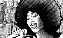 Obraz - Jazzová vokalistka zs24345