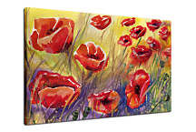 Kvety červené Obrazy zs24348