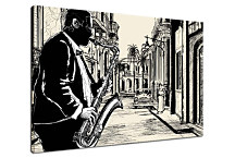 Obraz - Kubánsky saxofonista zs24363