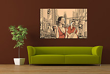 Obraz - Jazzová vokalistka a double bas zs24366