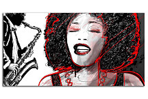 Obraz - Jazzová speváčka zs24367