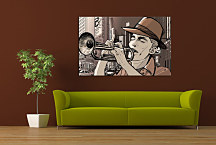 Obraz - Trúbkar v NY zs24369