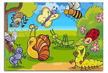 Detské obrazy Chrobáčiky zs24370