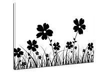 Obrazy čiernobiele Kvety zs24372