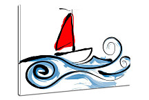 Do detskej izby Obraz - Loďka zs24383