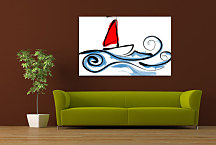 Do detskej izby Obraz - Loďka zs24383