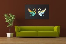 Obraz Dve Labute zs3197