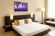 Fialové obrazy - Les zs3263