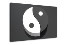 Čiernobiely Feng Shui Obraz na stenu Jin a Jang zs3288