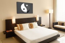 Čiernobiely Feng Shui Obraz na stenu Jin a Jang zs3288