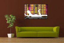 Retro obraz Dievča zs3293