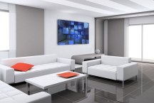 Modrý obraz na stenu zs3307