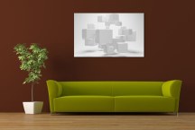 Obraz šedý - Abstraktný zs3309