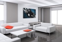 Obraz Modrý Abstraktný zs3312