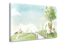 Obrazy do detskej izby - Rozprávková krajinka zs3376