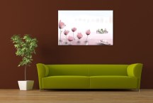 Obraz detský - Ružový svet zs3383