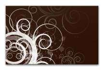 Obraz abstraktný hnedý zs409