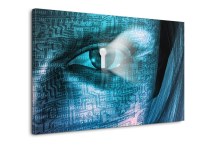 Obraz Modrá tvár zs415