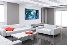 Obraz Modrá tvár zs415