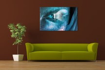 Obraz Modrá tvár zs415