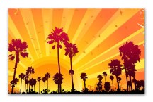 Oranžové slnko - Obraz zs439