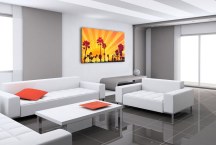 Oranžové slnko - Obraz zs439