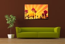 Oranžové slnko - Obraz zs439