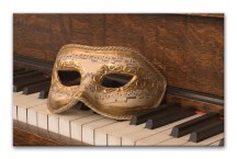 Obraz Maska a klavír zs43