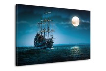 Loď v splne - Obraz zs448