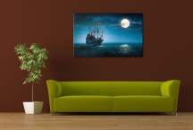 Loď v splne - Obraz zs448