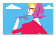 Obraz - Retro žena zs449