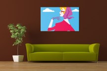 Obraz - Retro žena zs449