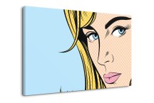 Retro obrazy Dievča zs544