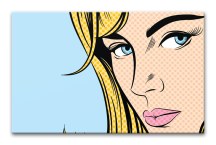 Retro obrazy Dievča zs544