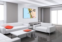 Retro obrazy Dievča zs544