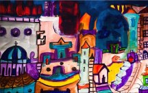 Obraz Maľovaná krajinka zs548