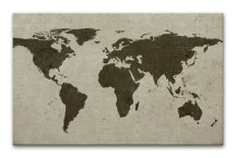 Obrazy Mapy sveta zs55
