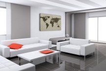 Obrazy Mapy sveta zs55