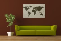Obrazy Mapy sveta zs55